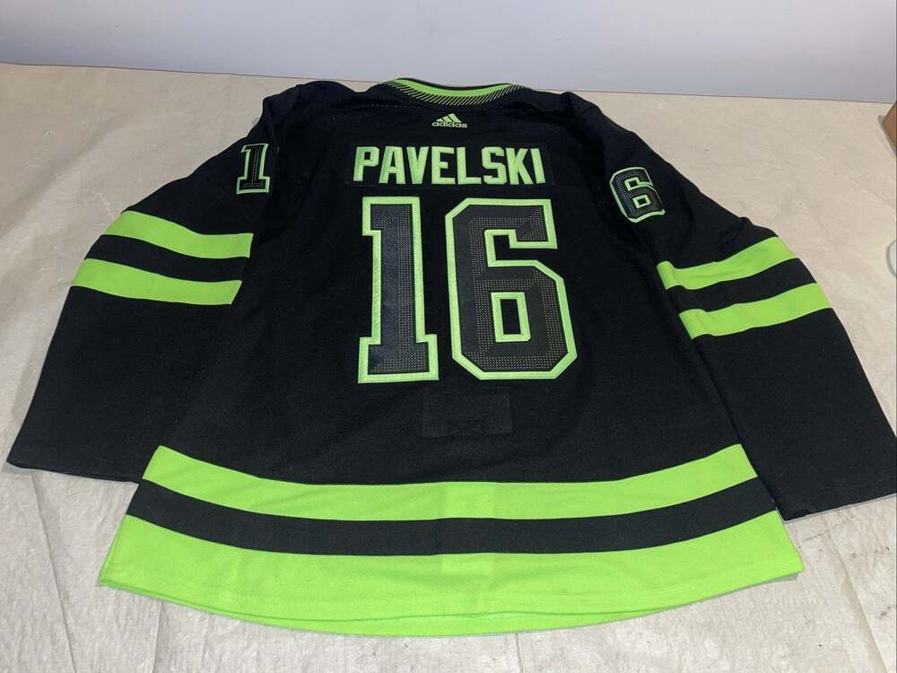 Authentic Joe Pavelski Dallas Stars Adidas Jersey Black Out Men 54 Clean Sewn